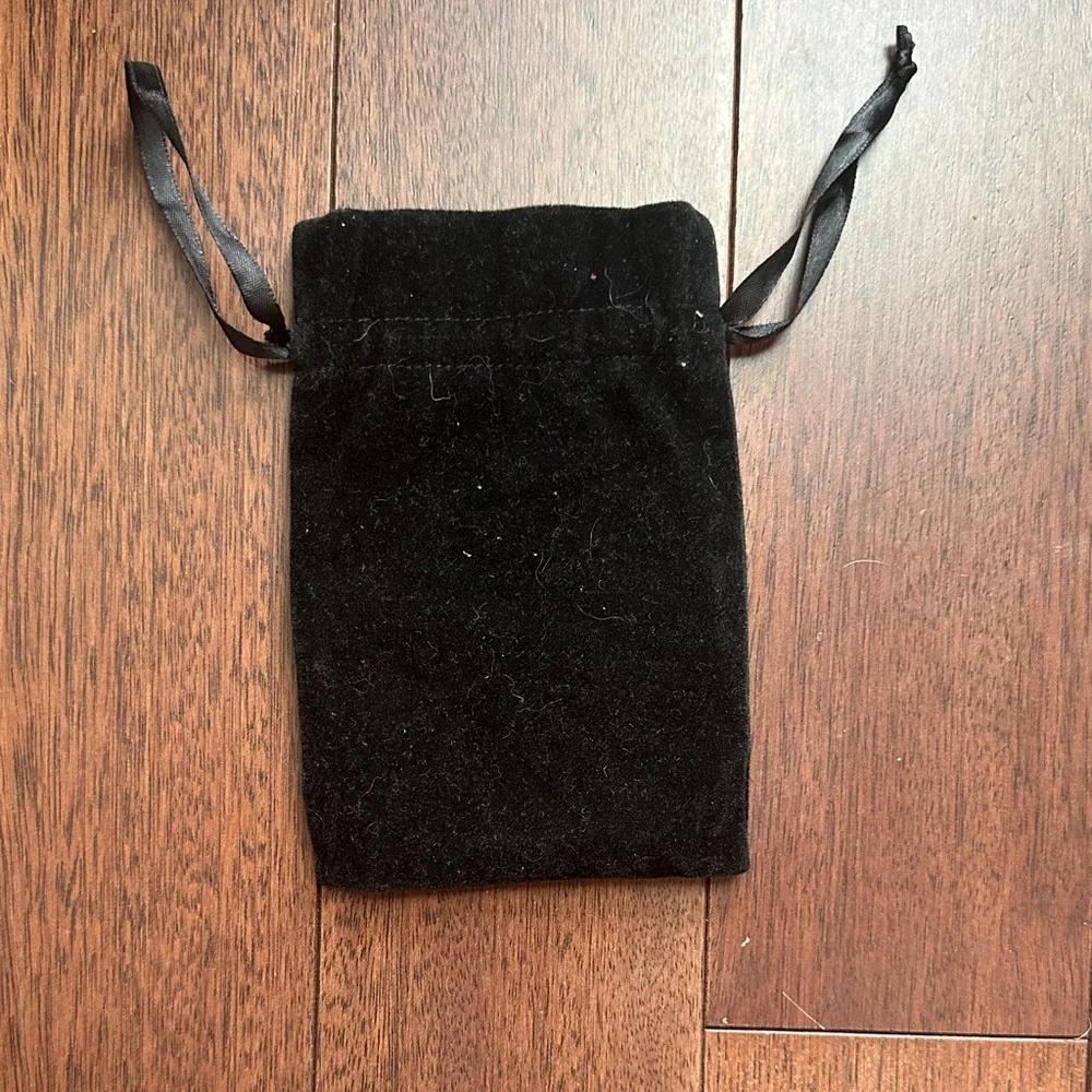 Precious Moments Black Velvet Bag